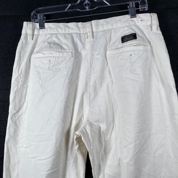 Banana Republic Mens Pants Tan Gavin Chino Straight 100% Cotton 34x34 - Picture 11 of 14